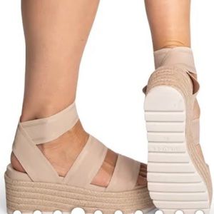White J/Slides Quartz Elastic Platform Wedges